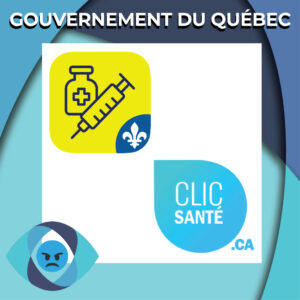 Clic Santé et Vaxicode du gouvernement du Québec, coup de gueule