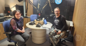 Photo en studio de Denis-Martin Chabot et Sandrine Bastarache